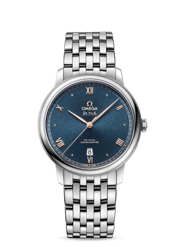 Omega De Ville Prestige Co-Axial 39.5 Stainless Steel / Blue Sunburst / Bracelet